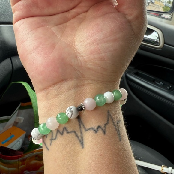 Multicolor Beaded Bracelet Homemade - Picture 2 of 3